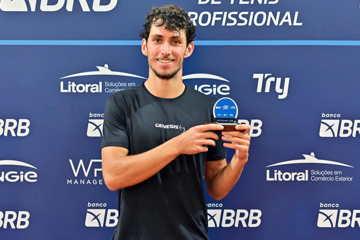 Igor Gimenez conquista seu primeiro título profissional de simples em Joinville