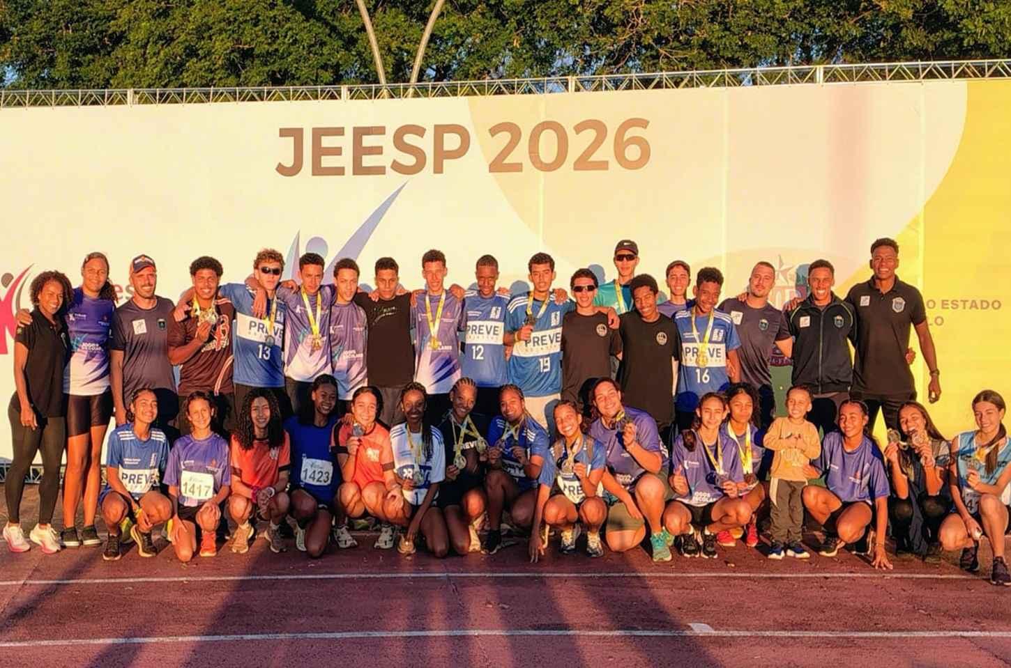 ABDA atletismo conquista 31 medalhas na etapa 3 dos JEESP em Botucatu