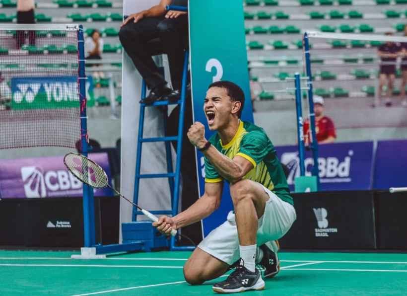 Atleta do Recreio da Juventude conquista Prata inédita no Pan-Americano Júnior de badminton