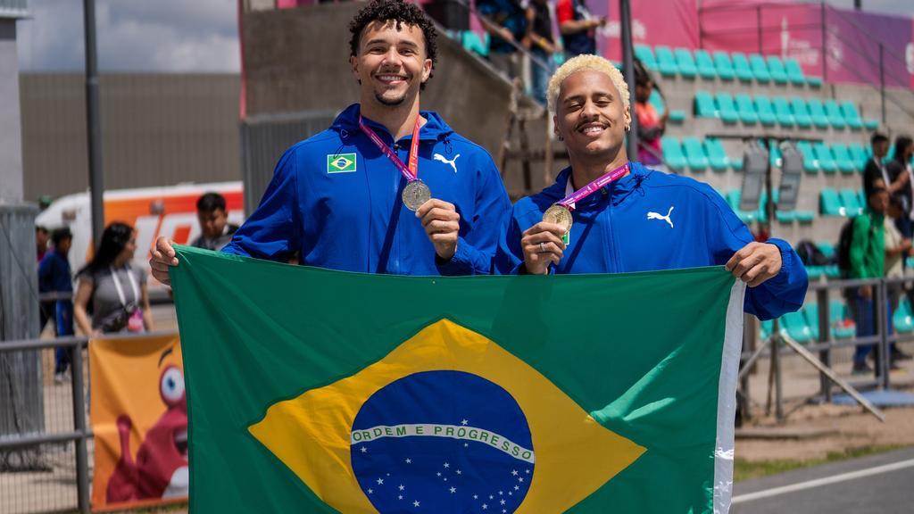 Pedro Santos conquista ouro no salto com vara no Sul-Americano Sub-23