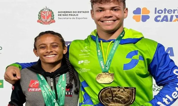 Ana Júlia e Pyetro são destaques do Atletismo Paulista no Brasileiro Sub-18