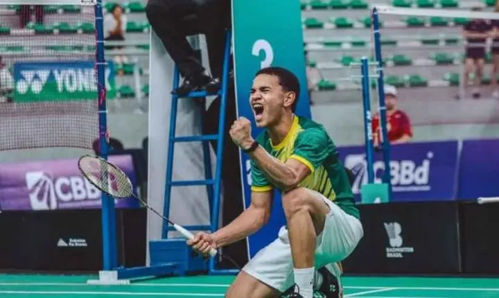Atleta do Recreio da Juventude conquista Prata inédita no Pan-Americano Júnior de badminton