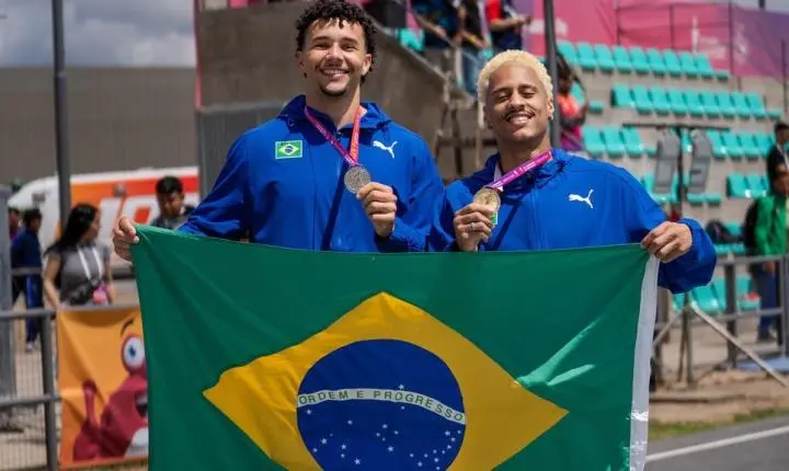 Pedro Santos conquista ouro no salto com vara no Sul-Americano Sub-23